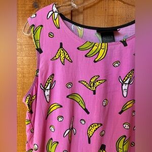 NOOWORKS rayon Bananas top